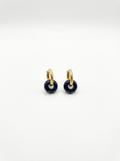 Aro Portal - Aretes con aro de aventurina azul
