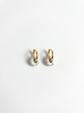 Aro Portal - Aretes con aro de howlita