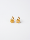 Aro Portal - Aretes con aro de citrino