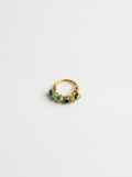 Sello Jade | Piercing con piedras color jade