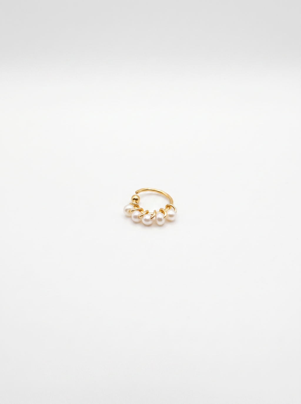 Sello de Perla | Piercing con piedras aperladas