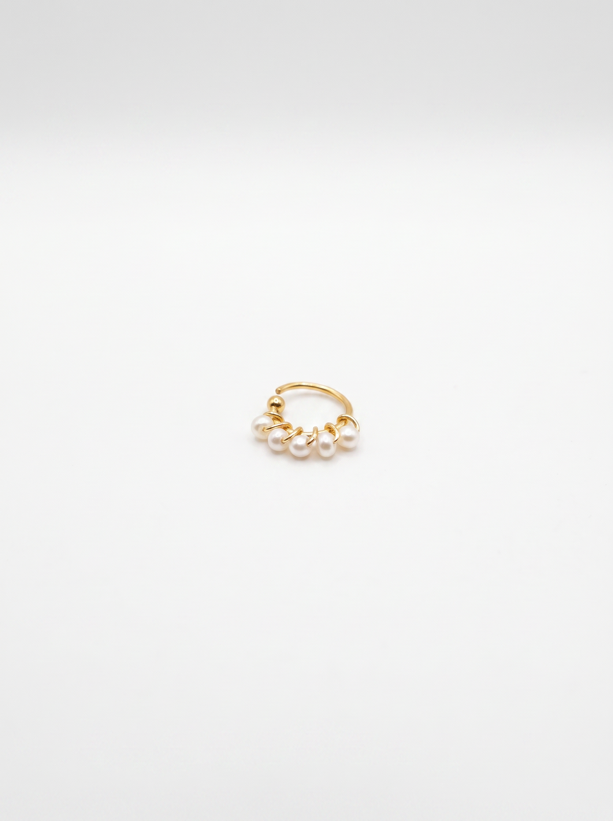 Sello de Perla | Piercing con piedras aperladas