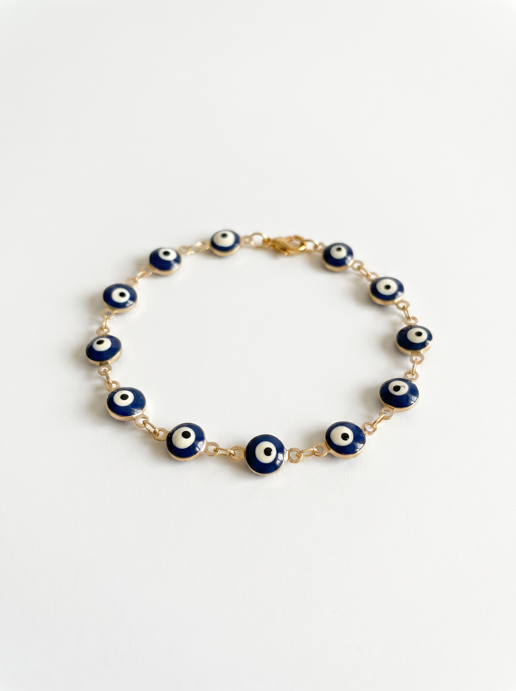 Nazar | Pulsera de ojos azul marino