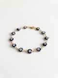 Nazar | Pulsera de ojos azul marino