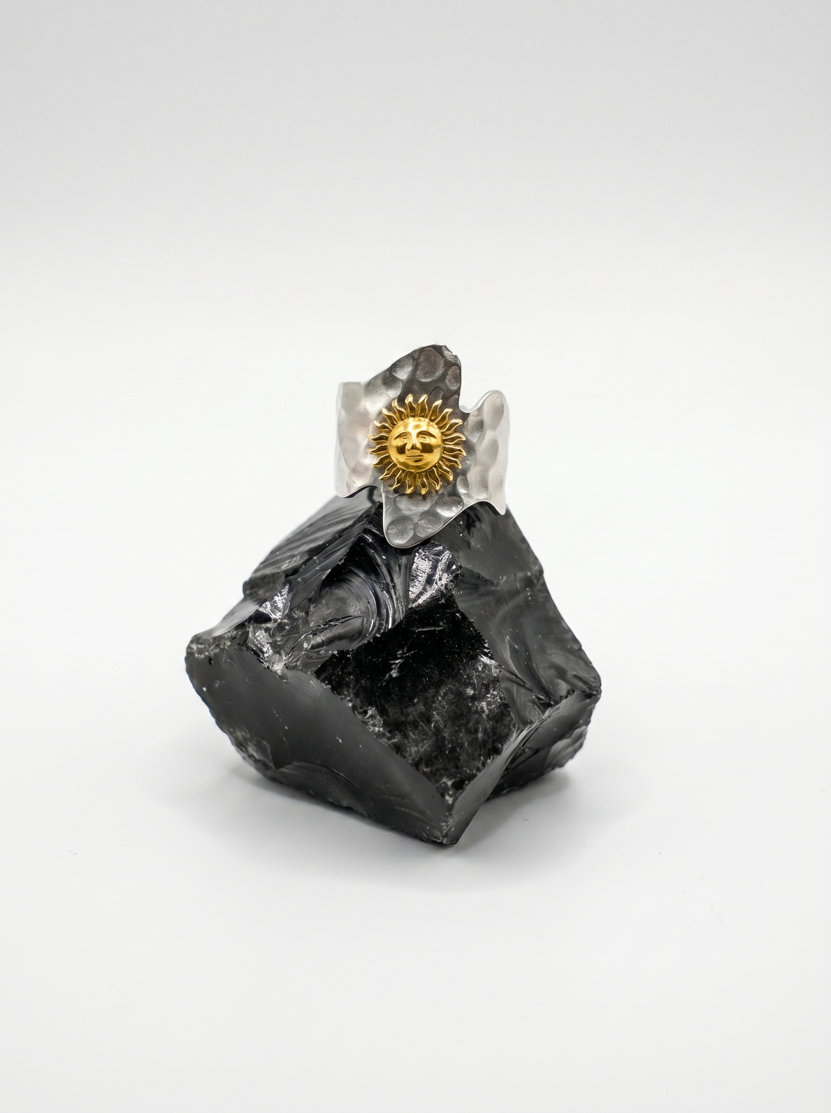 Luminoso - Anillo ajustable de sol - acero inoxidable